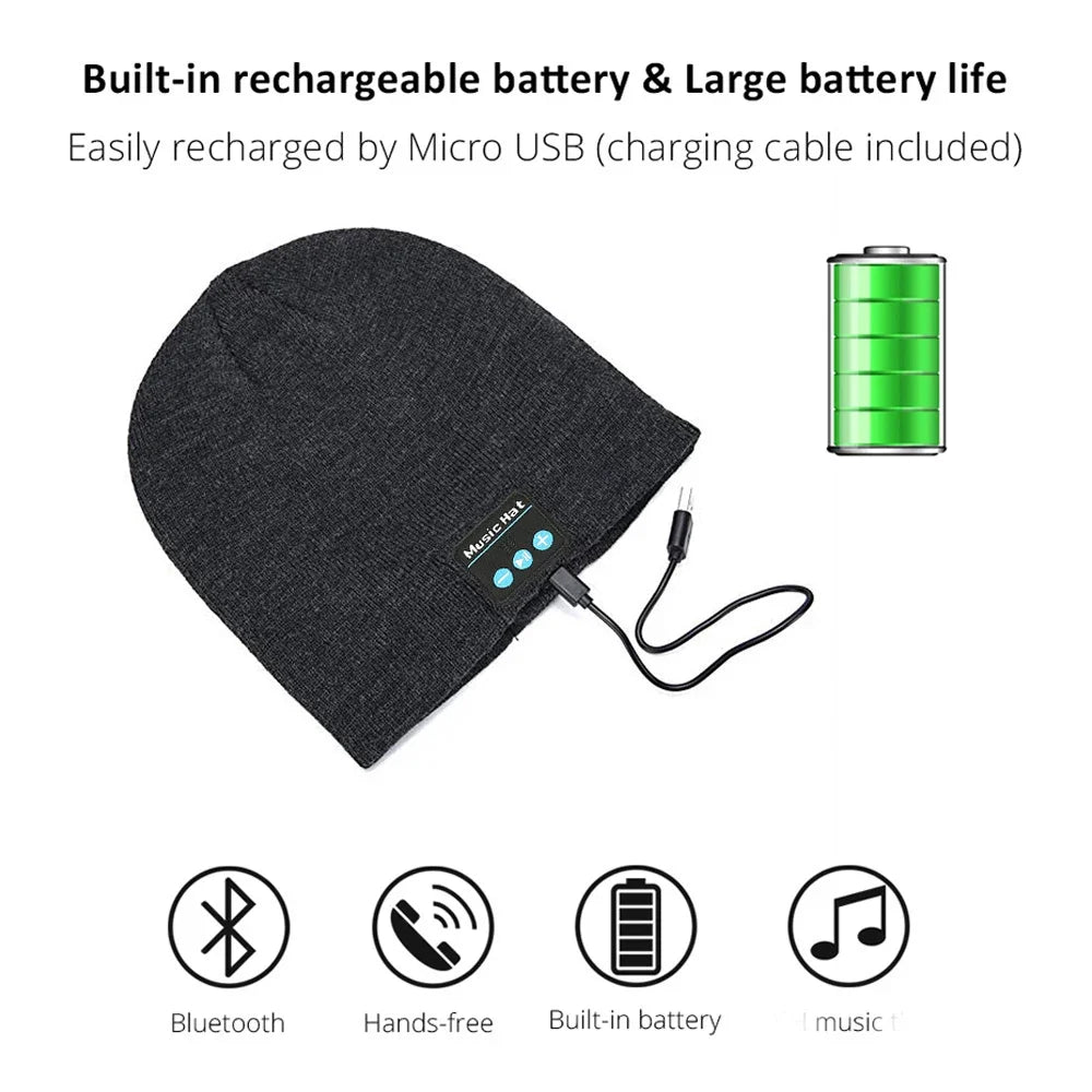 Wireless Bluetooth Beanie