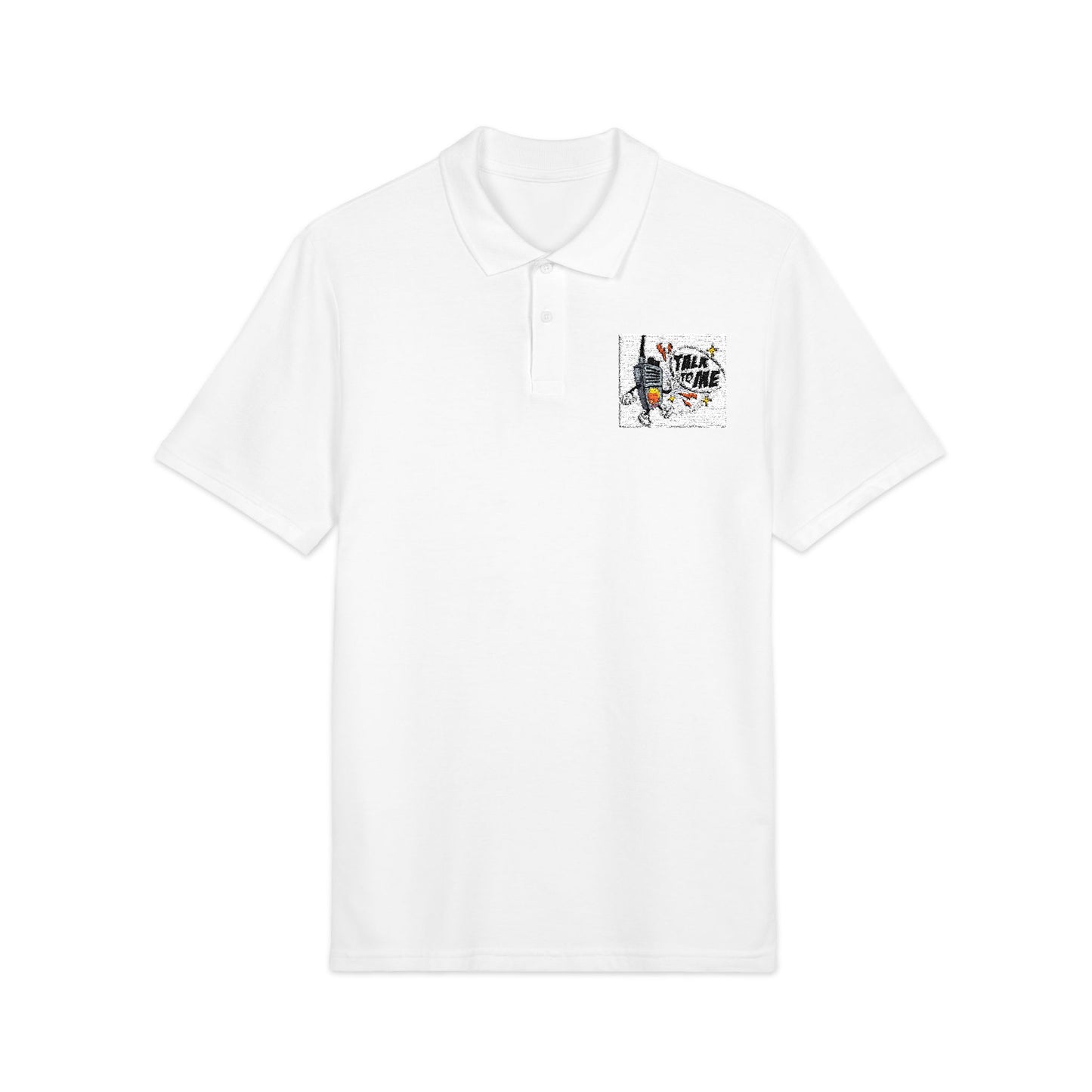 Embroidered Pocket Polo Design Shirt