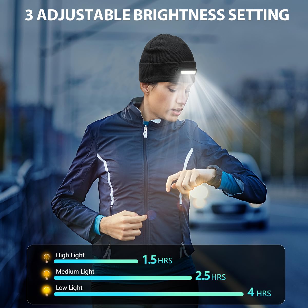 RANCOVY Bluetooth Beanie with Light