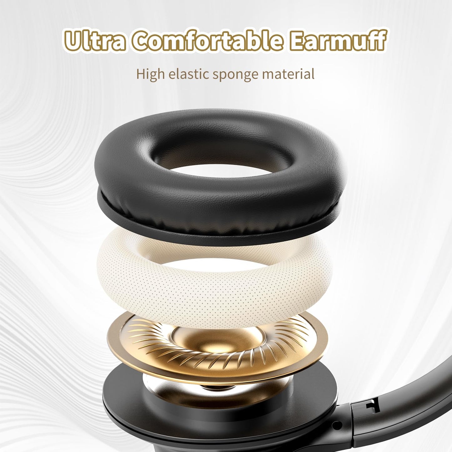 KVIDIO Bluetooth Headphones