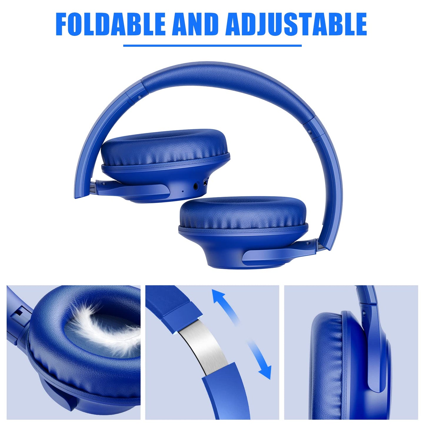 KVIDIO Bluetooth Headphones