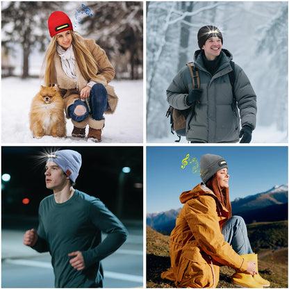 RANCOVY Bluetooth Beanie with Light