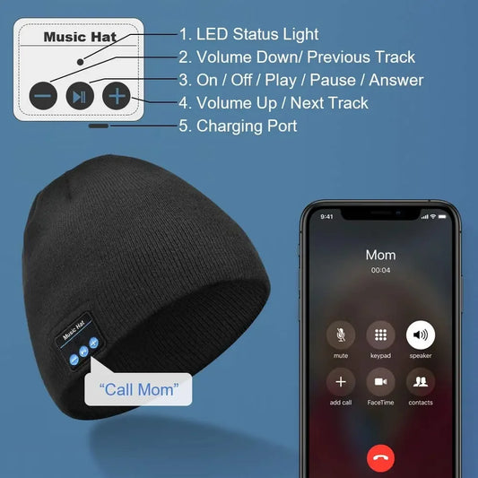 Wireless Bluetooth Beanie