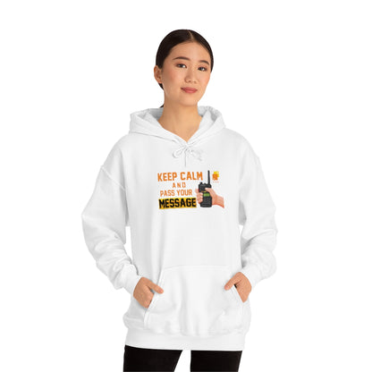 Unisex Keep Calm Hooded Sweatshirt