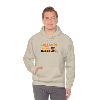 Unisex Keep Calm Hooded Sweatshirt