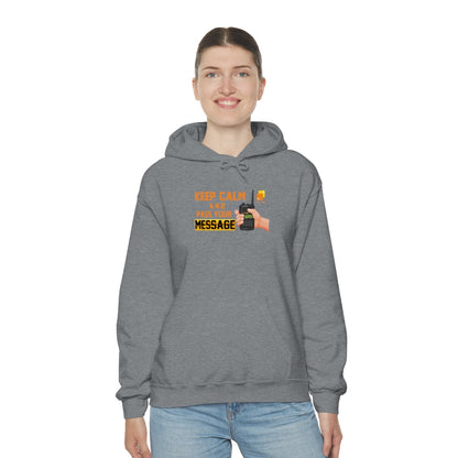 Unisex Keep Calm Hooded Sweatshirt