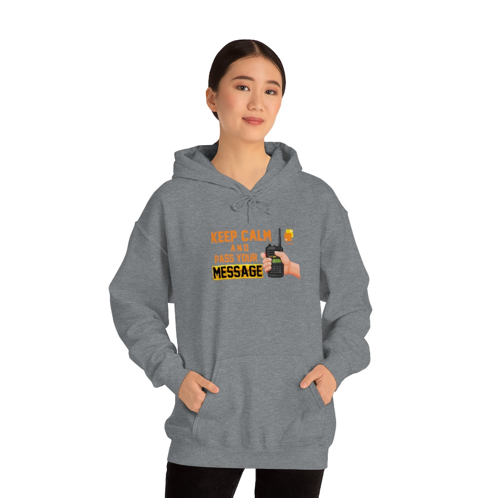 Unisex Keep Calm Hooded Sweatshirt