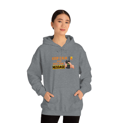 Unisex Keep Calm Hooded Sweatshirt
